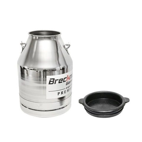Rozsdamentes acél tejtartály fedéllel, 30 L, tehénfejő géphez, Breckner Germany