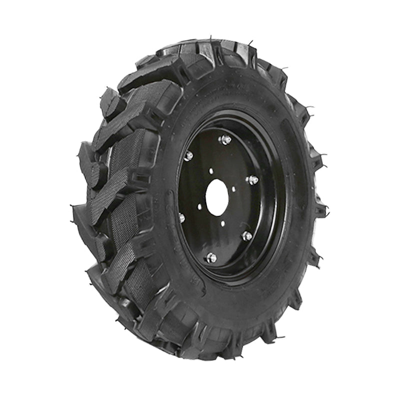 Komplett kerék 600/12, R1, bütykös, 10PR, fekete felnivel