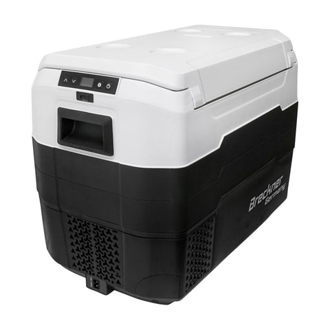 Autós hűtőszekrény, 40L, 12–24V, 55W, kompresszoros, 645x370x470 mm, hűtési tartomány: -20 °C – +10 °C, Breckner Germany