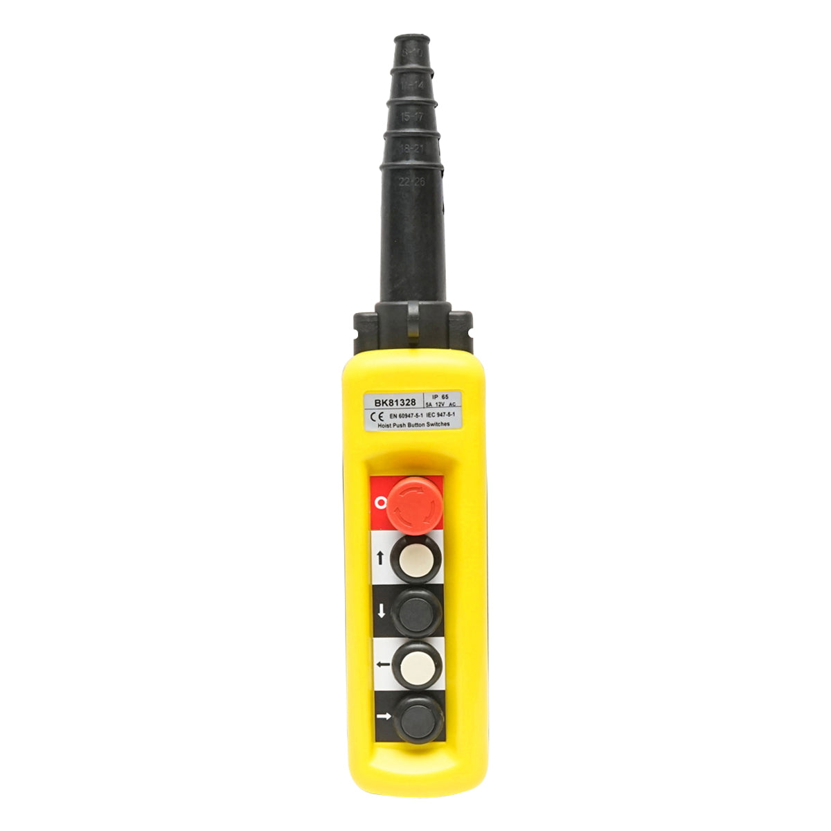 Ipari távirányító, 4 vezérléssel, 12V, Breckner Germany