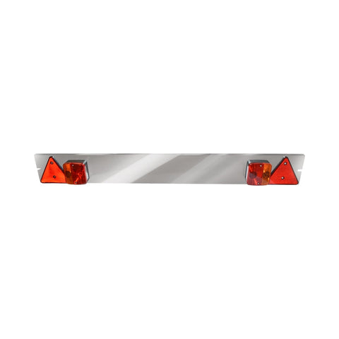 Utánfutó rúd 1200mm, 2x lámpa, 2x fényvisszaverő háromszög, 6m kábel és 7 tűs 12V-os aljzat AUTOSPEED