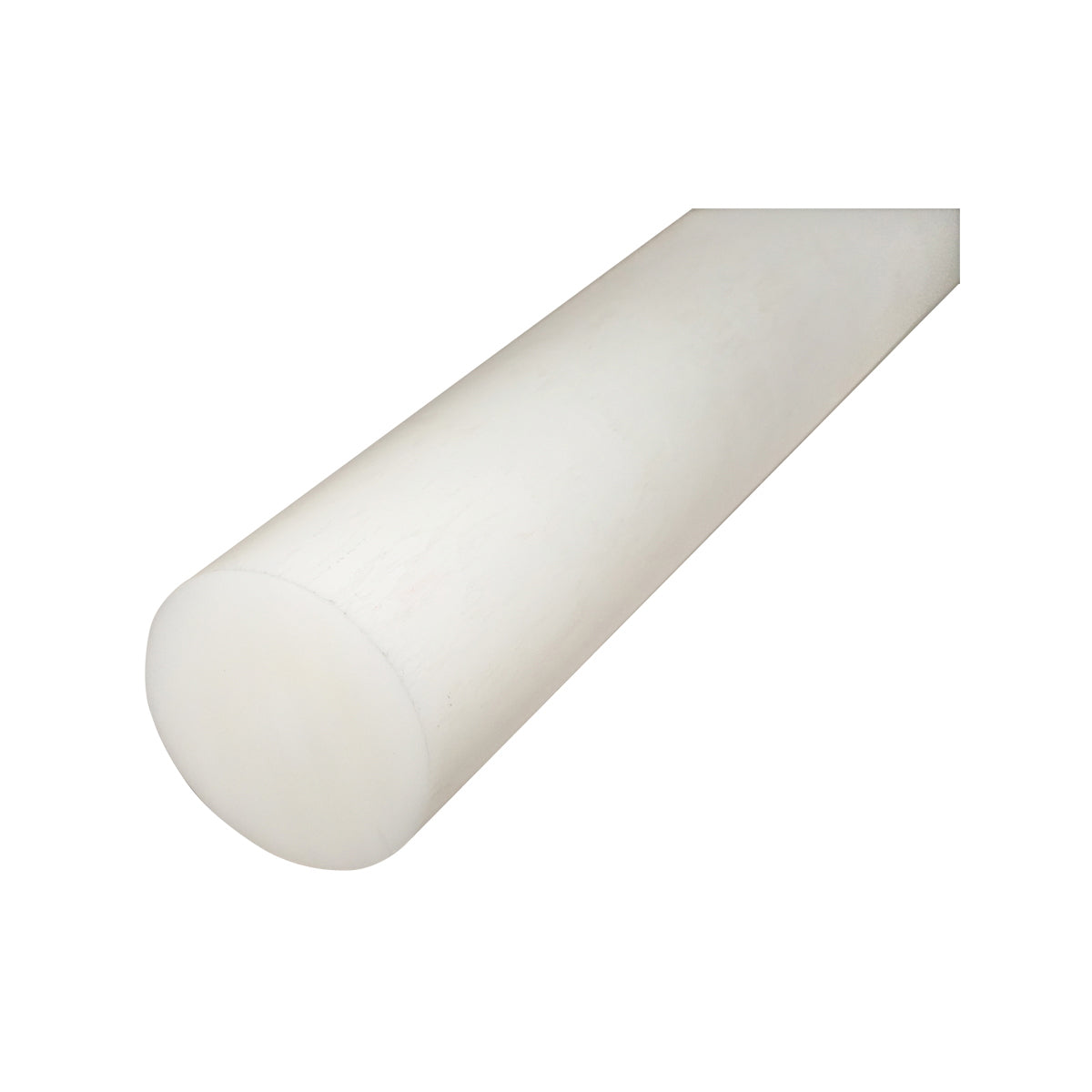 Poliamid, poli-oximetilén (POM) fehér rúd, 1000x90mm, 9.6 kg