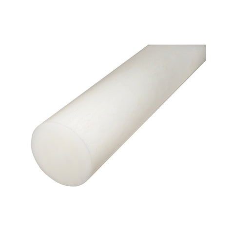 Poliamid, poli-oximetilén (POM) fehér rúd, 1000x90mm, 9.6 kg