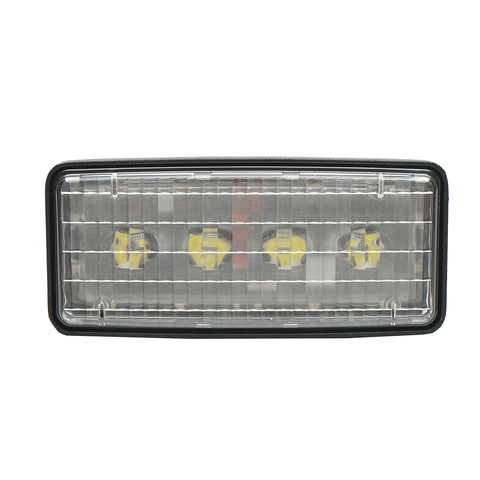 LED munkalámpa, téglalap alakú, 140x60 mm, John Deere-hez, OEM RE37450, R161288, VPM3732, VLC6114