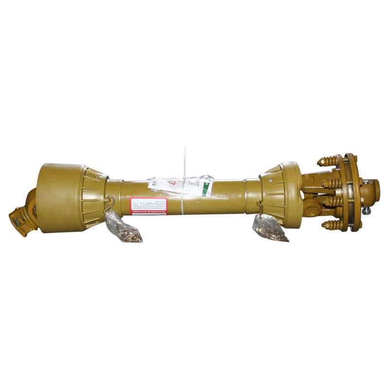Kardántengely 850 mm, S6 T6, kéttárcsás kuplunggal, kereszt 30,2x92 mm, csillag alakú csővel, 1 3/8" Z=6, rotációs kapához