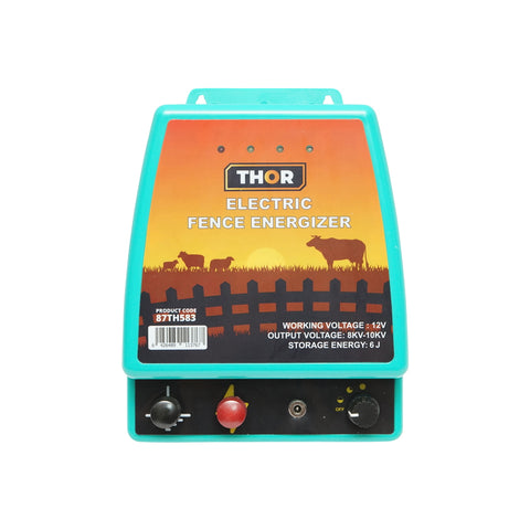 Impulzusgenerátor elektromos kerítéshez, 6 Joule, 12 V / 220 V, Thor