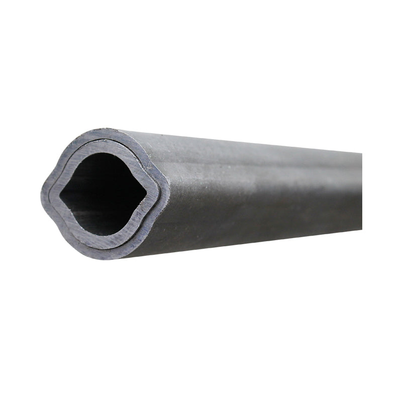 Kardáncső citrom profil L6 T6S széria, külső 57,5x48 mm, belső 49x39,5/3,8 mm, kereszt 30,2x92 mm, hossz 3 m
