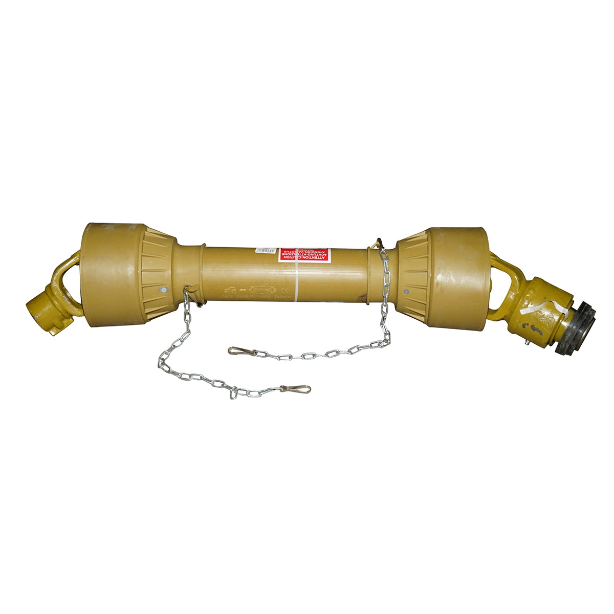 Kardántengely 850 mm, T5, univerzális racsnis kuplunggal, kereszt 30,2x80 mm, háromszög alakú csővel, 1 3/8" Z=6, kaszához 1,85 m
