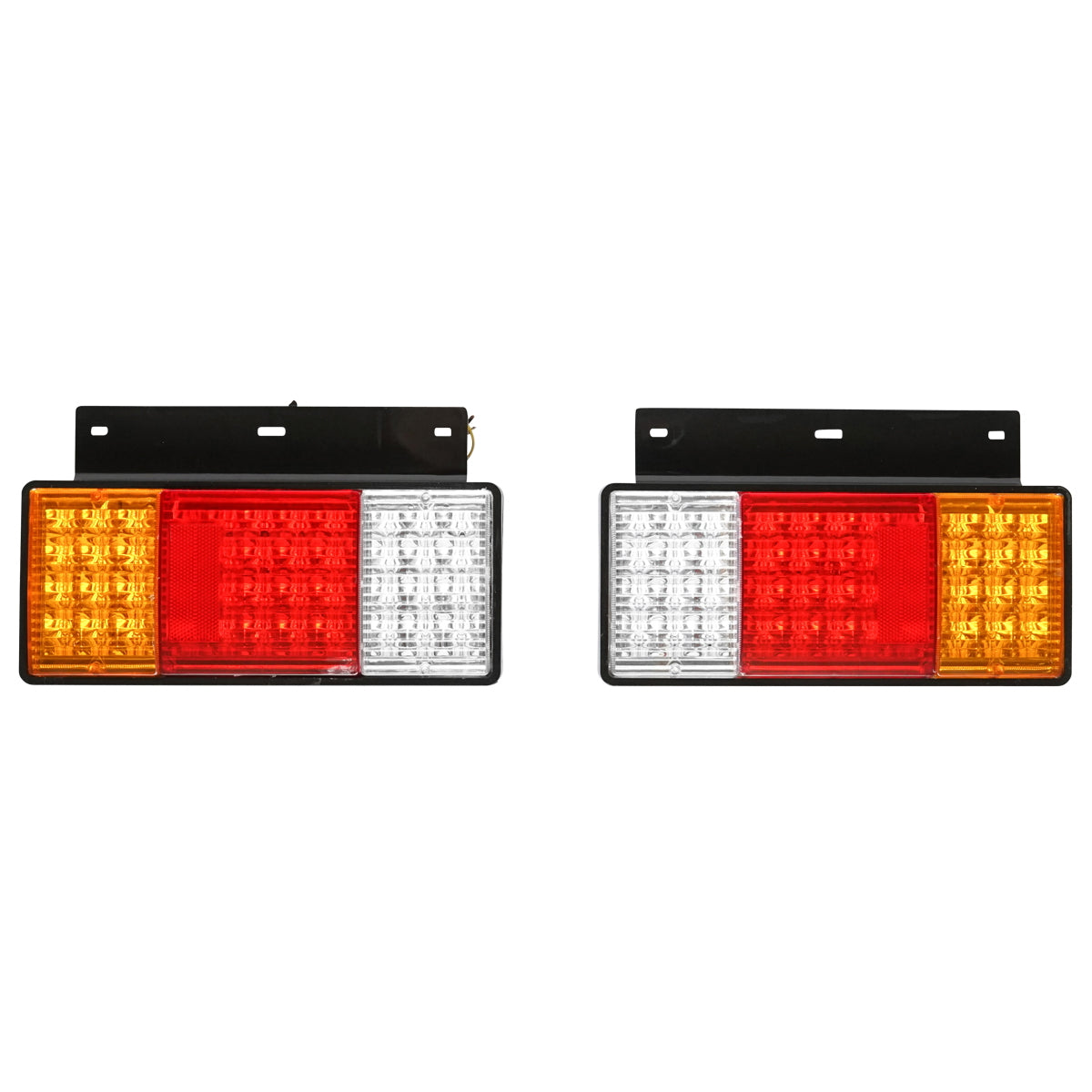 Teherautó hátsó lámpaszett, LED, 320x193 mm, 24V, Breckner Germany