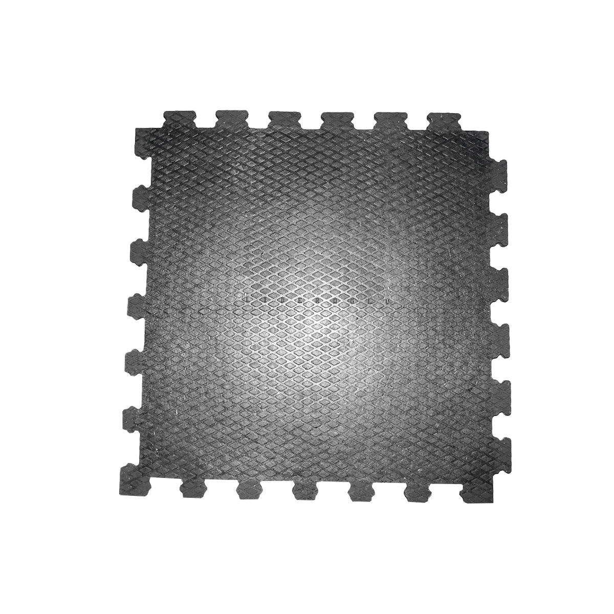 Bordázott, összekapcsolható gumiszőnyeg, 100x100x1,8 cm, szarvasmarhák pihenőhelyéhez