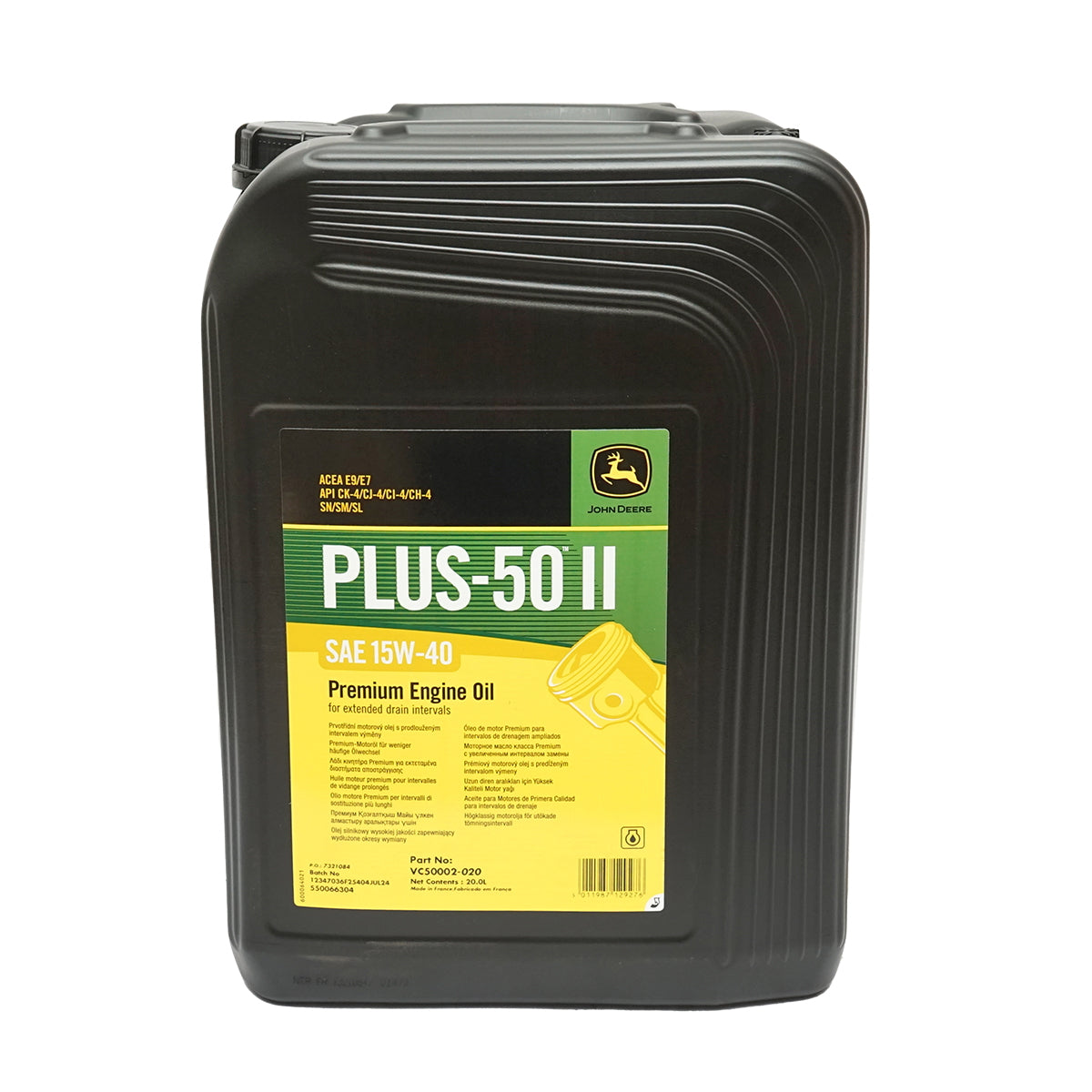 John Deere Plus-50 II 15W40 E9 motorolaj, 20L