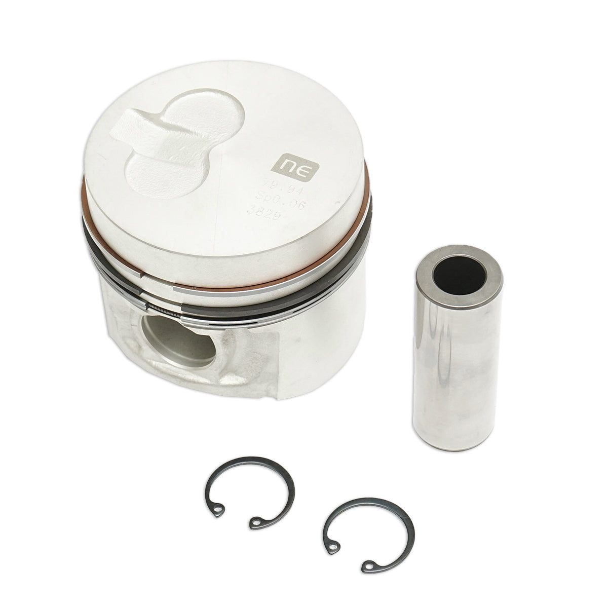 Motor dugattyú komplett 80 mm 2x2x3 mm Dacia Papuc 1.9D Q STD 71382900