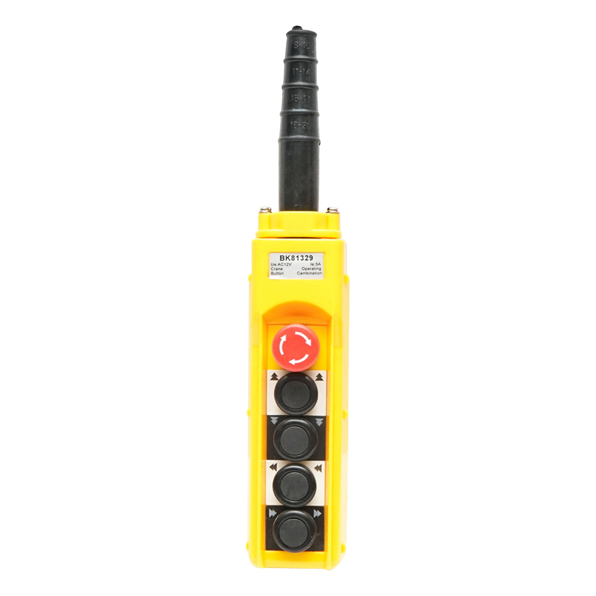 Ipari távirányító, 4 vezérléssel, 12V, Breckner Germany