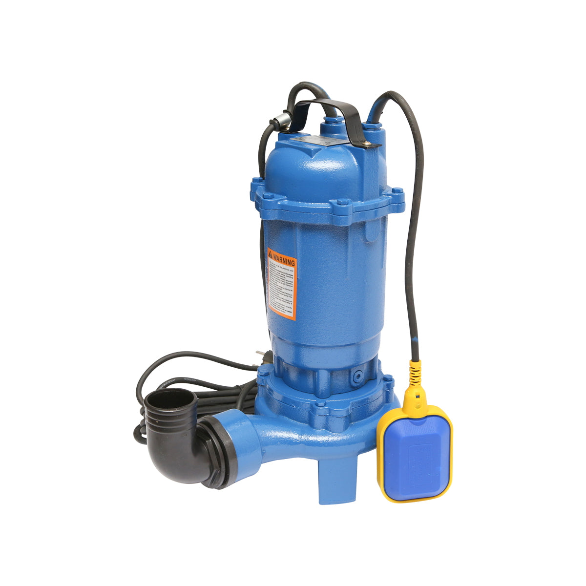BÚVÁRSZIVATTYÚ KOSZOS VÍZHEZ, ÚSZÓVAL ÉS DARÁLÓVAL 750W, 250L/MIN, H7M, 220V, WQCD7-8-0.75F, BRECKNER GERMANY