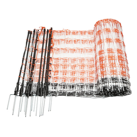 ELEKTROMOS KERÍTÉSHÁLÓ, 60 CM × 30 M, DUPLA LÁBBAL, ELLENÁLLÁS 1,6 OHM/M, BRECKNER GERMANY