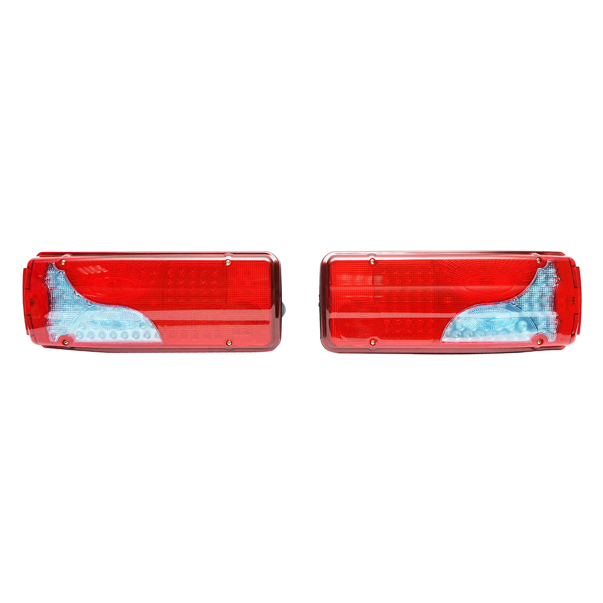 Teherautó hátsó lámpaszett, LED, 400x160 mm, 24V, Breckner Germany
