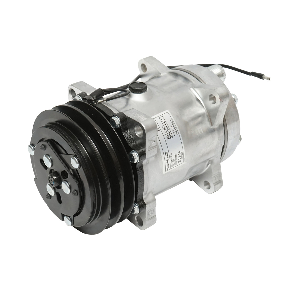 Klímakompresszor A/C JCB, New Holland, Case IH gépekhez, OEM kód: 04437339/10, 04437339, 84018078, 9831429, 89831429, 060506146