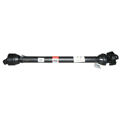 Kardántengely 1500 mm, T5, kéttárcsás kuplunggal, kereszt 30,2x80 mm, háromszög alakú csővel, 1 3/8