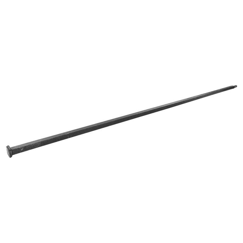 Hosszú négyzetes tengely, M27 menet, 220 cm hossz, 29 mm négyzet