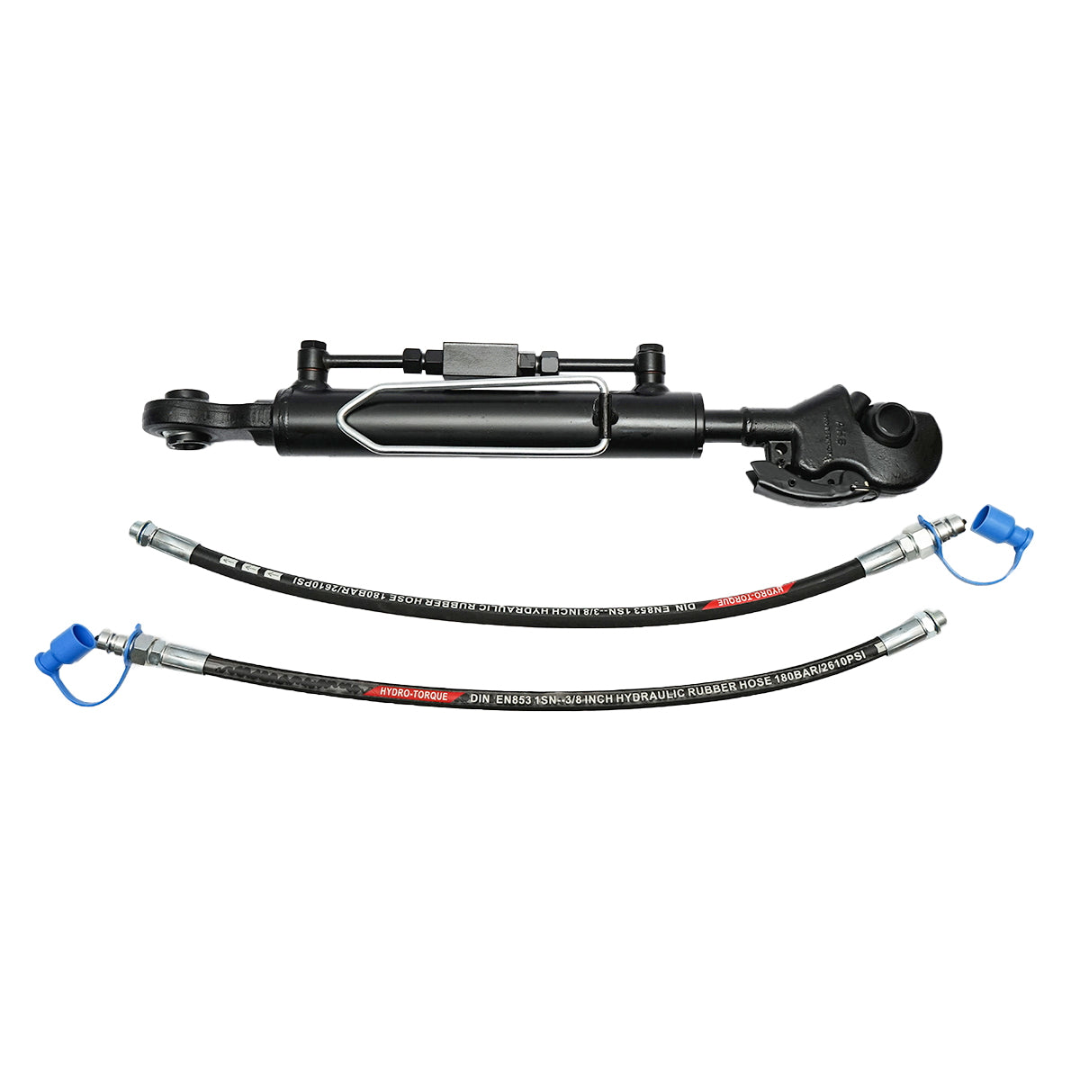 Hidraulikus felső függesztőkar, II–II kategória, gyorscsatlakozóval, zárt hossz 600 mm, löket 255 mm