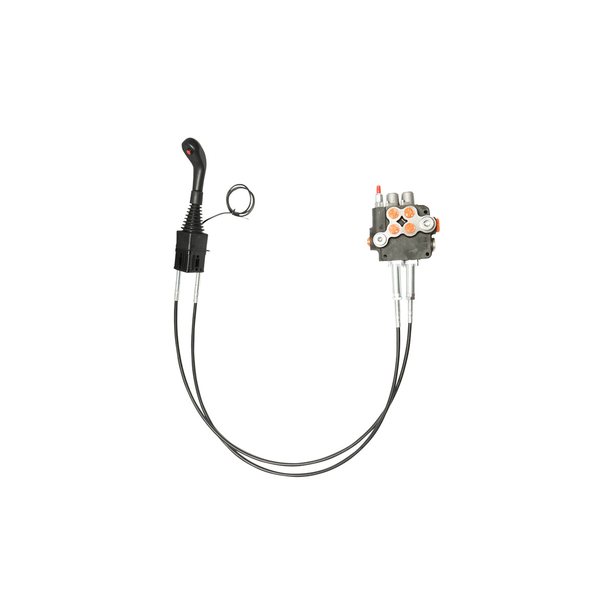 HIDRAULIKUS ELOSZTÓSZELEP P80 315 BAR 2 KÖRÖS JOYSTICKKAL, KÁBEL 1,5M 80L/MIN