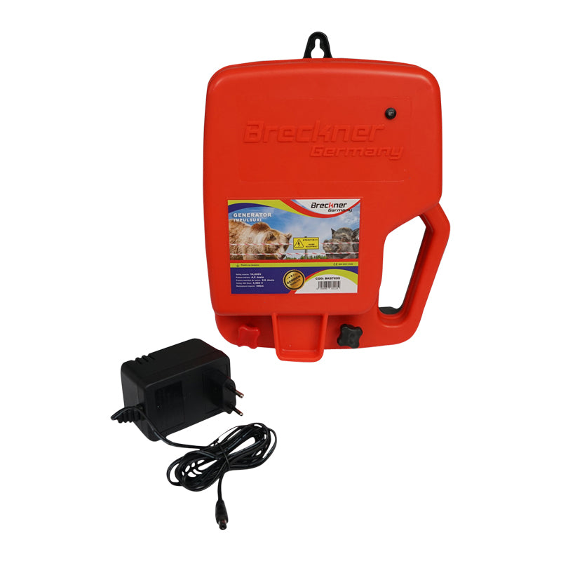 Impulzusgenerátor elektromos kerítéshez, DC 220 V, 4,5 Joule, 50 km hatótáv, Breckner Germany