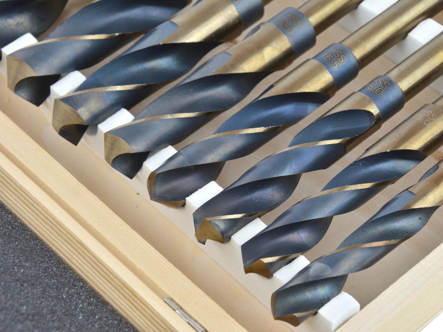 FÚRÓSZÁR KÉSZLET HSS-CO 5% KOBALT 14–25,5 MM, 1/2", 8 DB GEKO