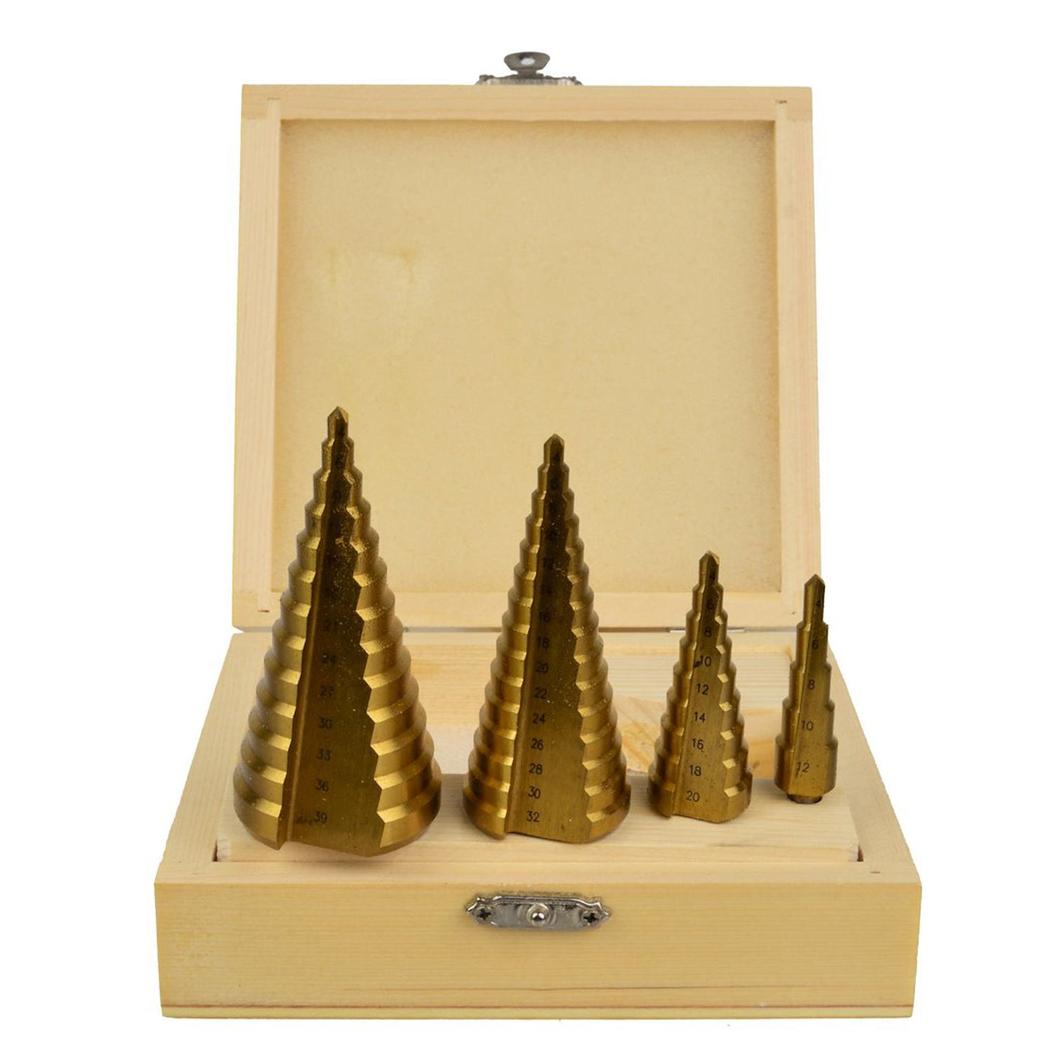 LÉPCSŐS FÚRÓ KÉSZLET HSS 4 DB GEKO