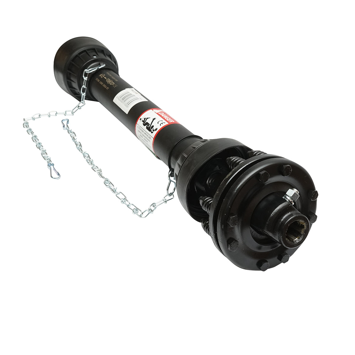 Kardántengely 1000 mm, S6 T6, kéttárcsás kuplunggal, kereszt 30,2x92 mm, csillag alakú csővel, 1 3/8" Z=6, rotációs kapához