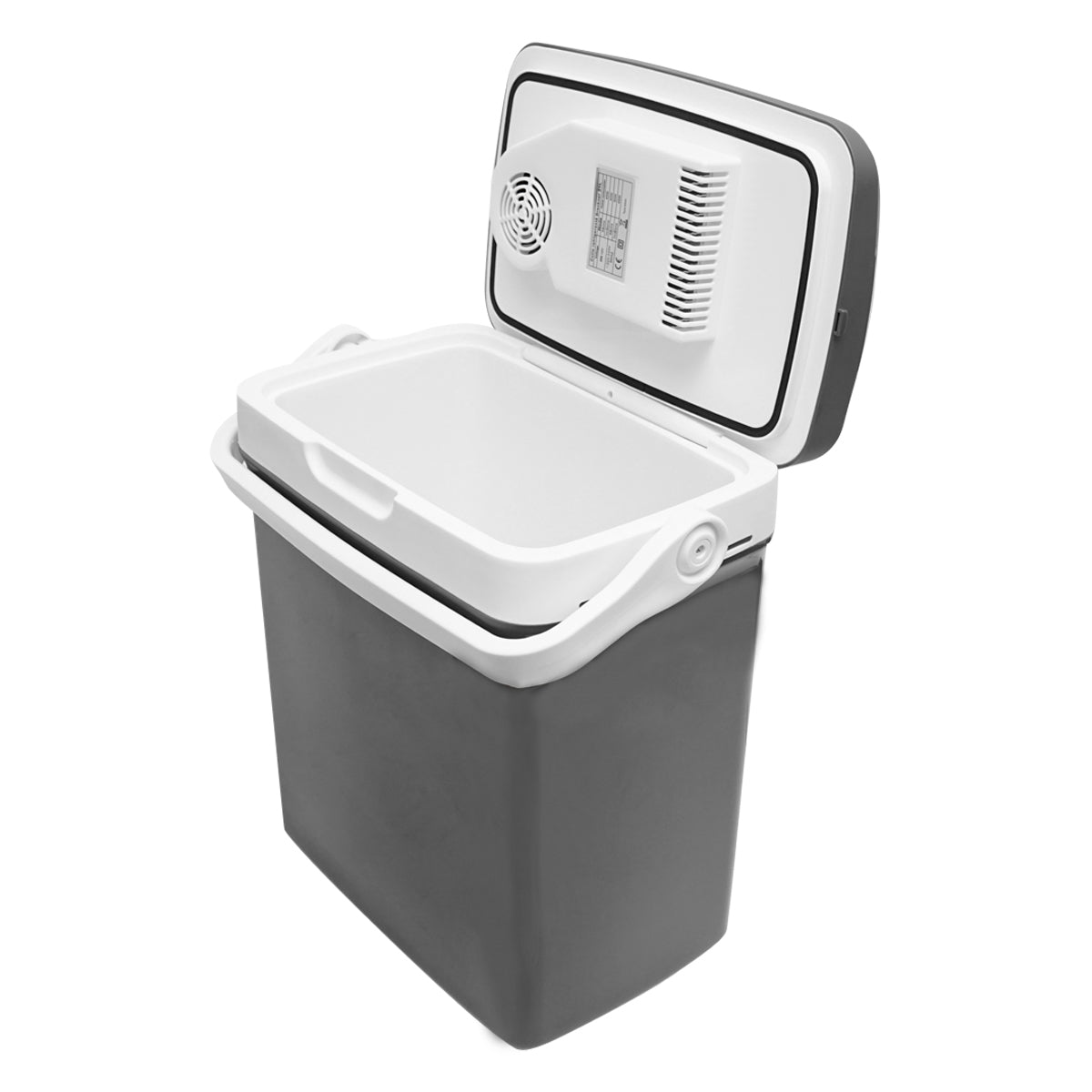Termoelektromos hűtőszekrény 21L űrtartalommal 12V tápfeszültség 48W 220V adapterrel Breckner Germany