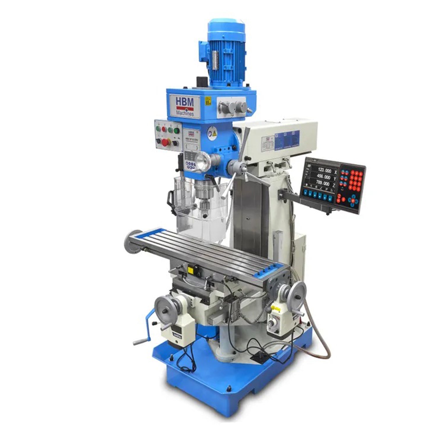 FÚRÓ ÉS FELSŐMARÓ GÉP NAGY ASZTALLAL ÉS DIGITÁLIS KIJELZŐVEL BF 60 400 V