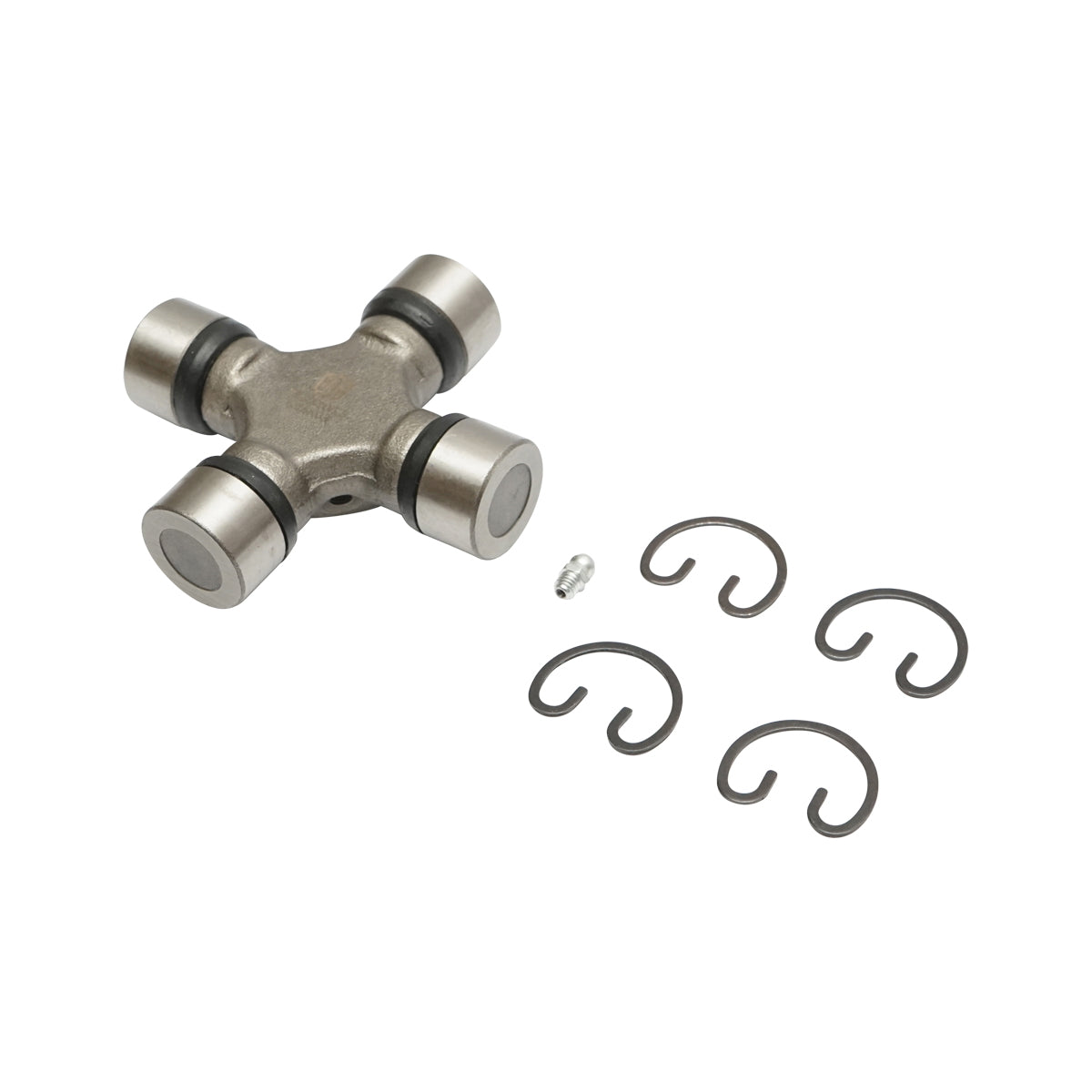 Kardánkereszt T7, 30,2x106,5 mm, zsírzószemmel és rögzítőbiztosítókkal
