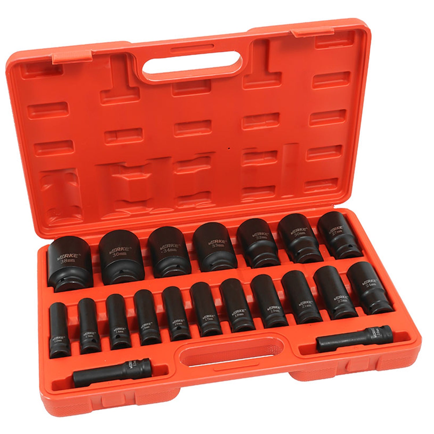 DUGÓKULCS KÉSZLET 1/2" 10-38 MM 20 DB VERKE