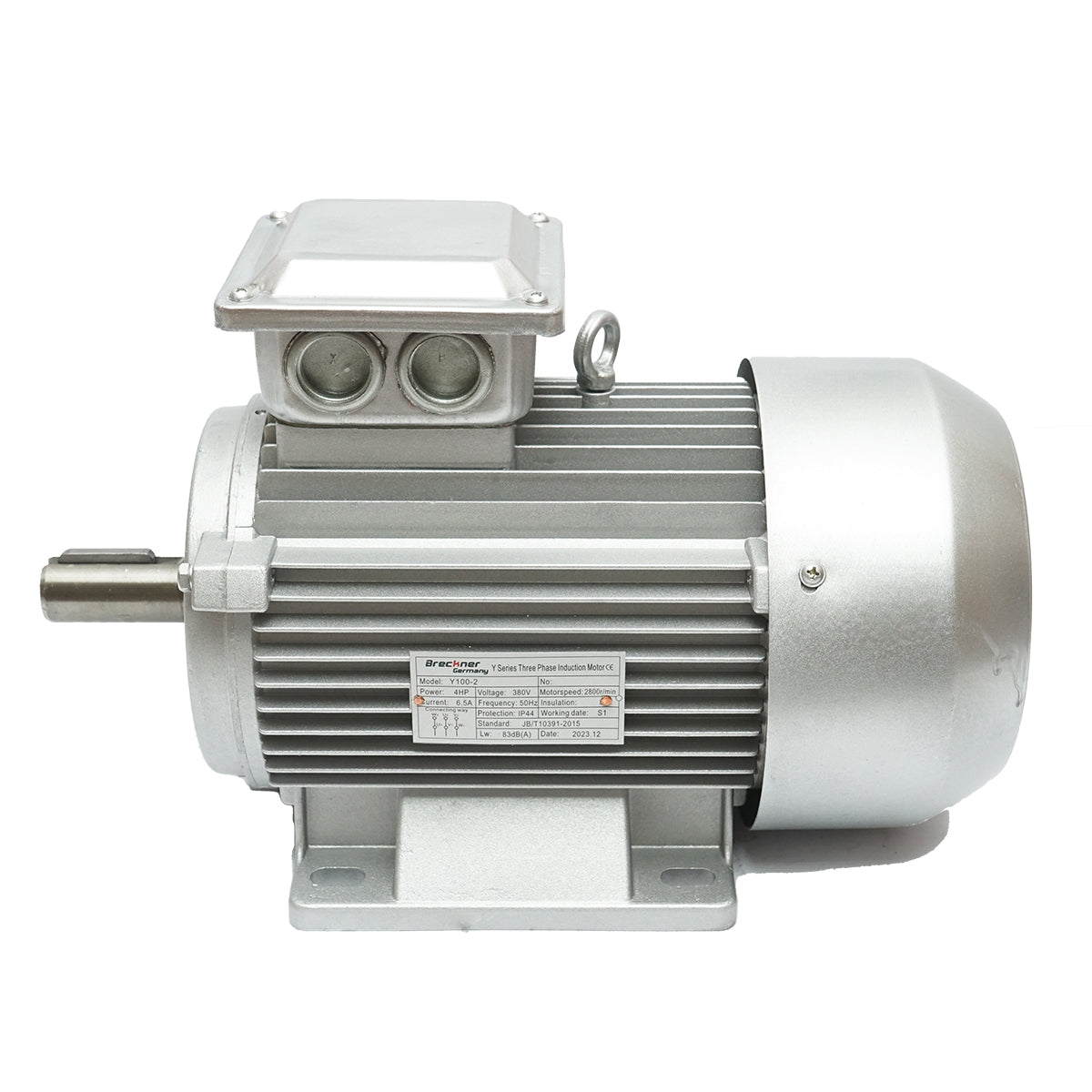HÁROMFÁZISÚ VILLANYMOTOR 3KW, 380V RÉZ TEKERCSELÉSSEL ÉS IP44 ALUMÍNIUM HÁZZAL