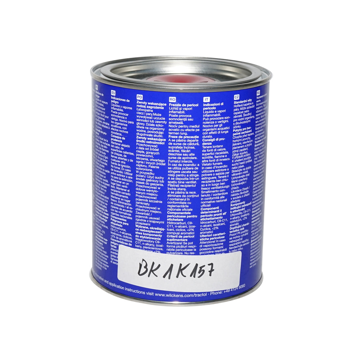 Autófesték piros, David Brown típus, 1L, Tractol
