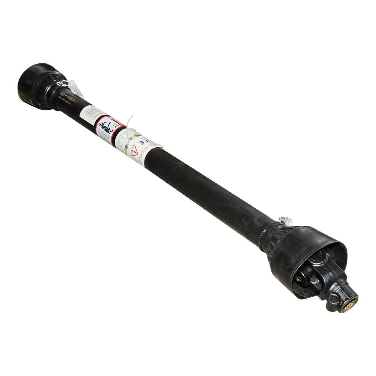 Kardántengely 1400 mm, T4, kereszt 27x74,6 mm, háromszög alakú csővel, 1 3/8" Z=6