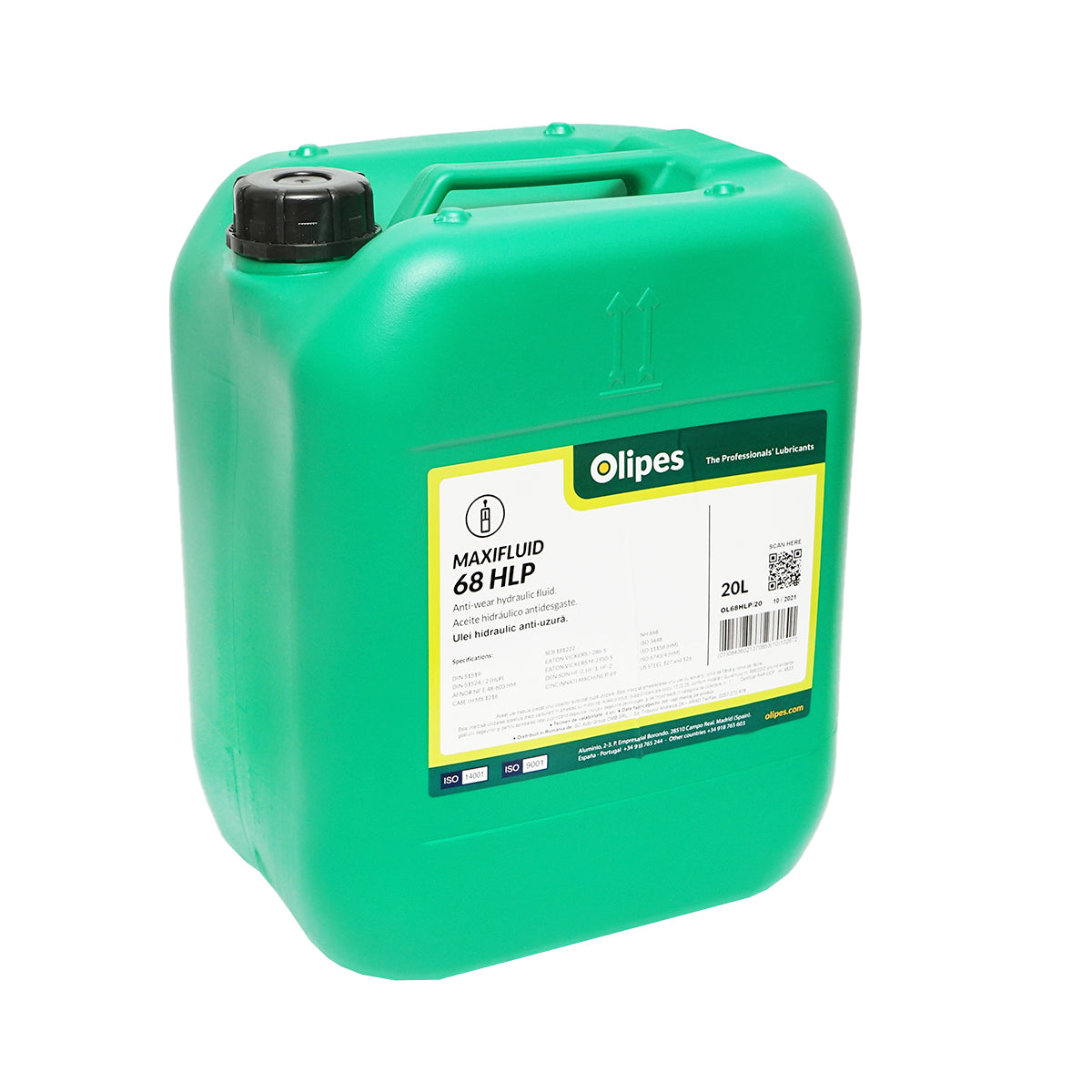 Hidraulikaolaj Olipes MAXIFLUID 68 HLP H68, 20L