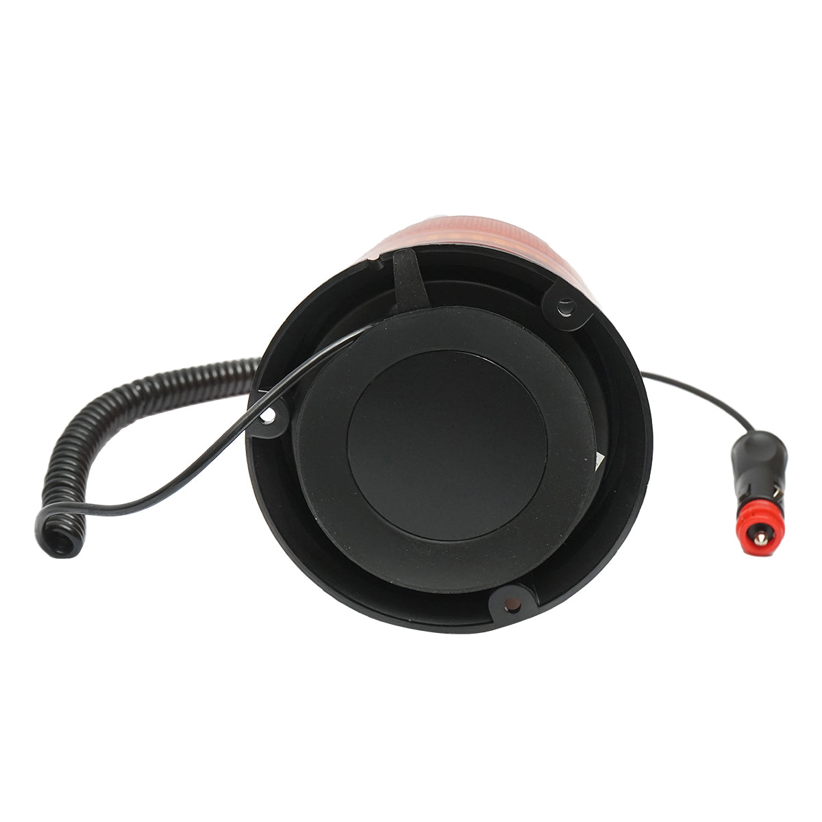 LED villogó, 12–24V, 3 funkcióval, mágneses talppal, IP65