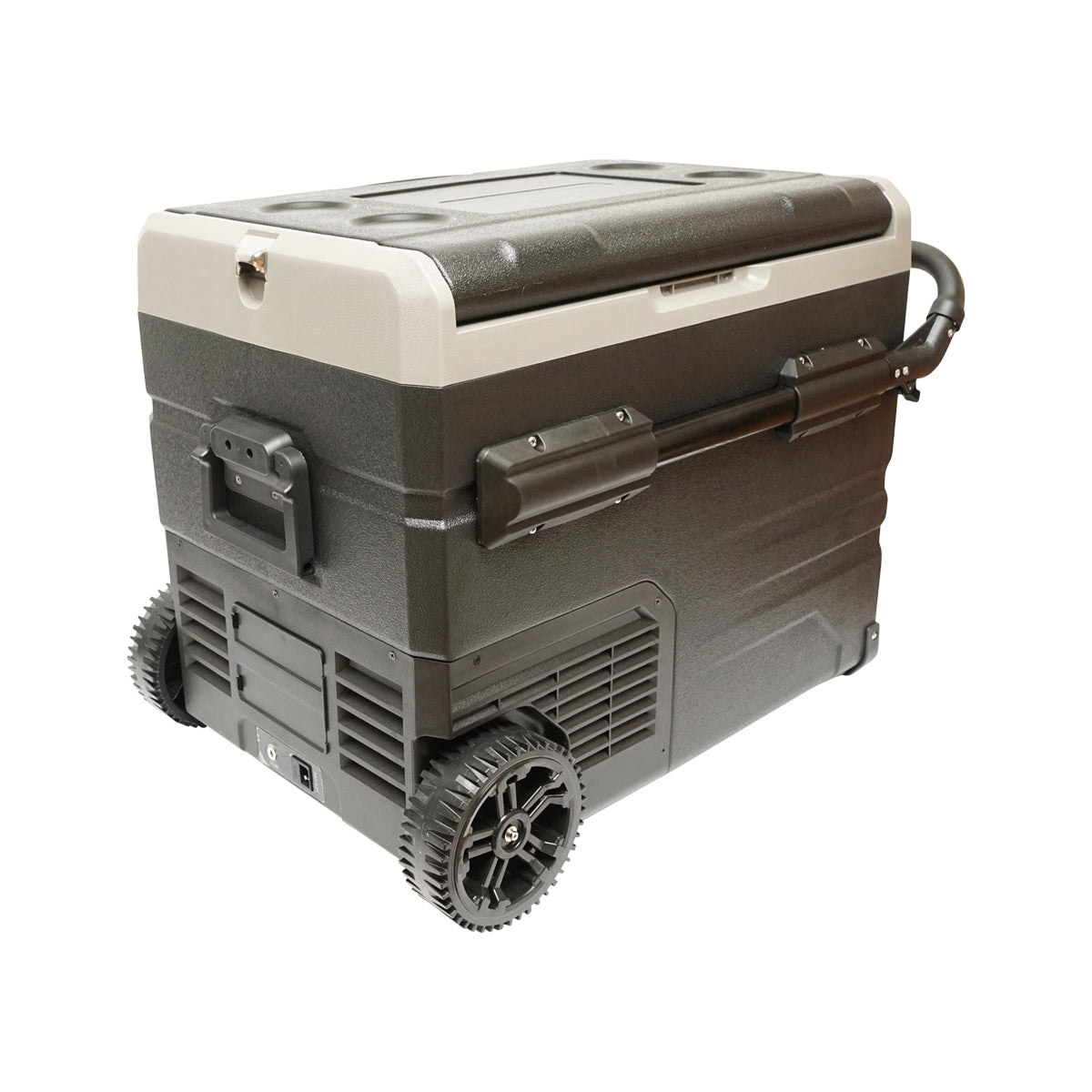 Smart autós hűtőszekrény trolly kivitelben, 50L, kompresszorral, 12–24–220V, 60W, Bluetooth