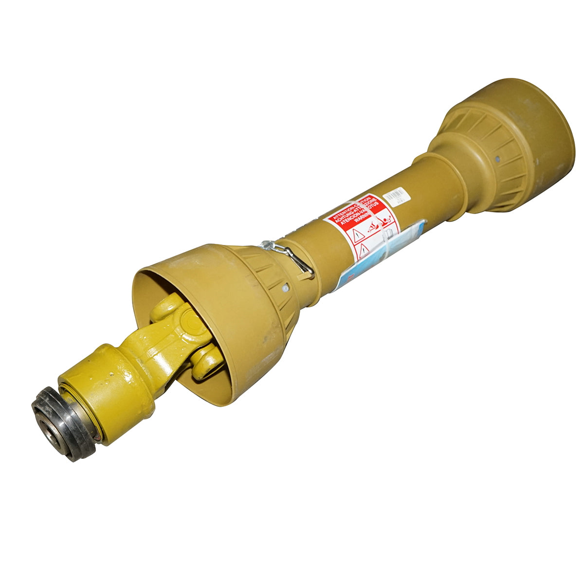 Kardántengely 850 mm, T5, univerzális racsnis kuplunggal, kereszt 30,2x80 mm, háromszög alakú csővel, 1 3/8" Z=6, kaszához 1,85 m