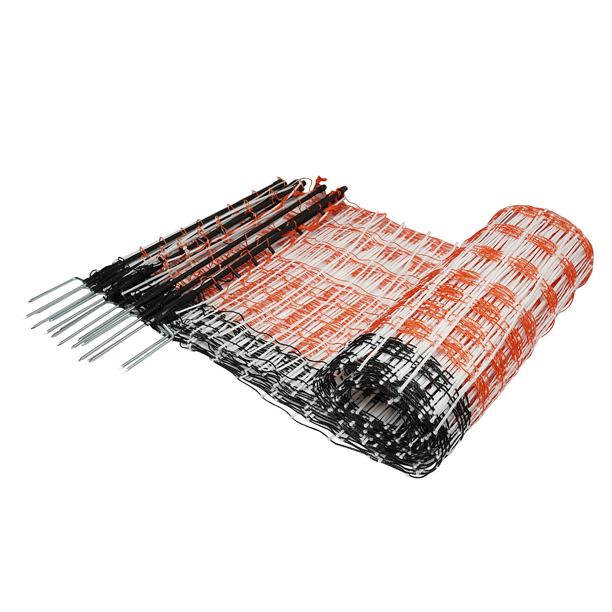Elektromos kerítésháló, 60 cm × 30 m, dupla lábbal, ellenállás 1,6 Ohm/m, Breckner Germany