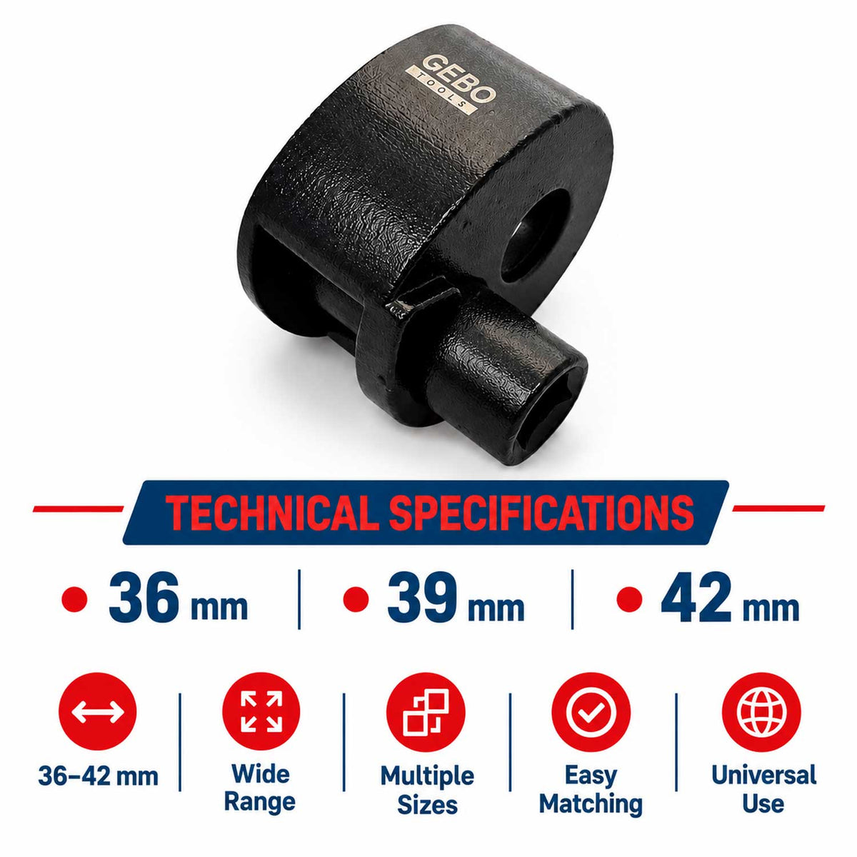 Axiál csukló szerelő 36-42 mm GEBO TOOLS