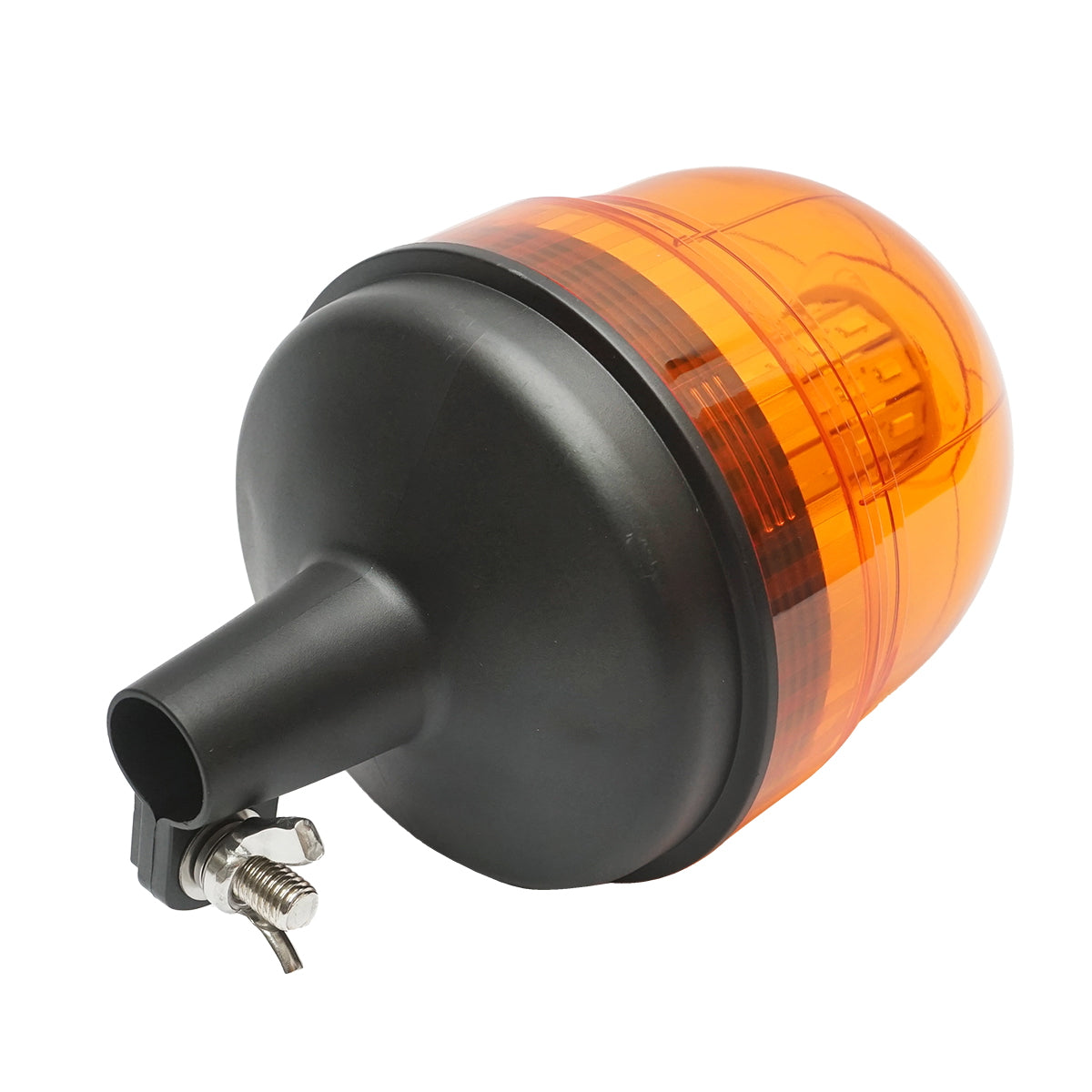 LED villogó, 12–24V, lábra szerelhető kivitel, 3 funkcióval, IP65