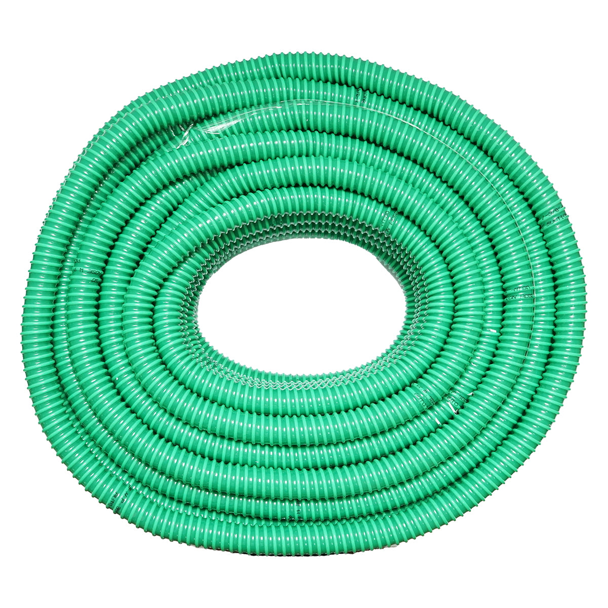 SPC vetőgéphez spirálmerevítésű tömlő, 50 méteres tekercs, zöld, belső átmérő 35 mm / vastagság 3 mm