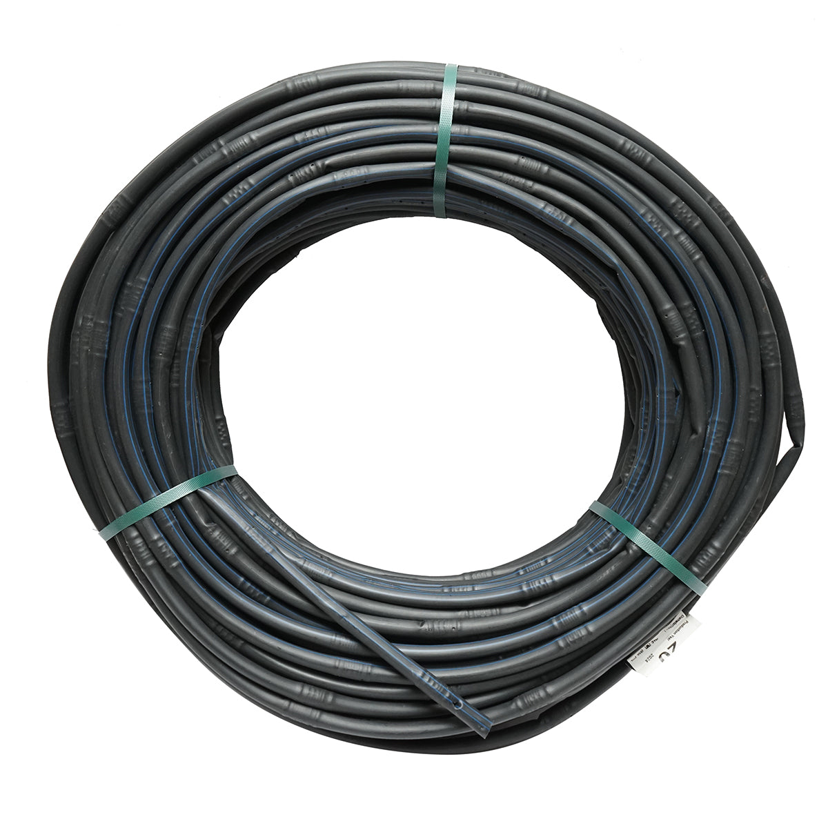 Csepegtetőcső, D16 mm, 20 cm osztás, 4 l/óra, 100 m tekercs, öntözőrendszerhez