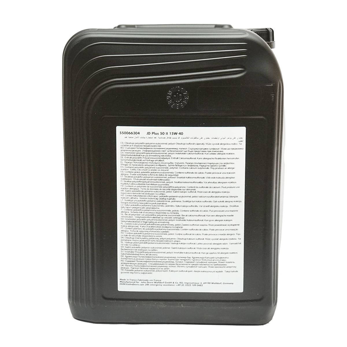 John Deere Plus-50 II 15W40 E9 motorolaj, 20L