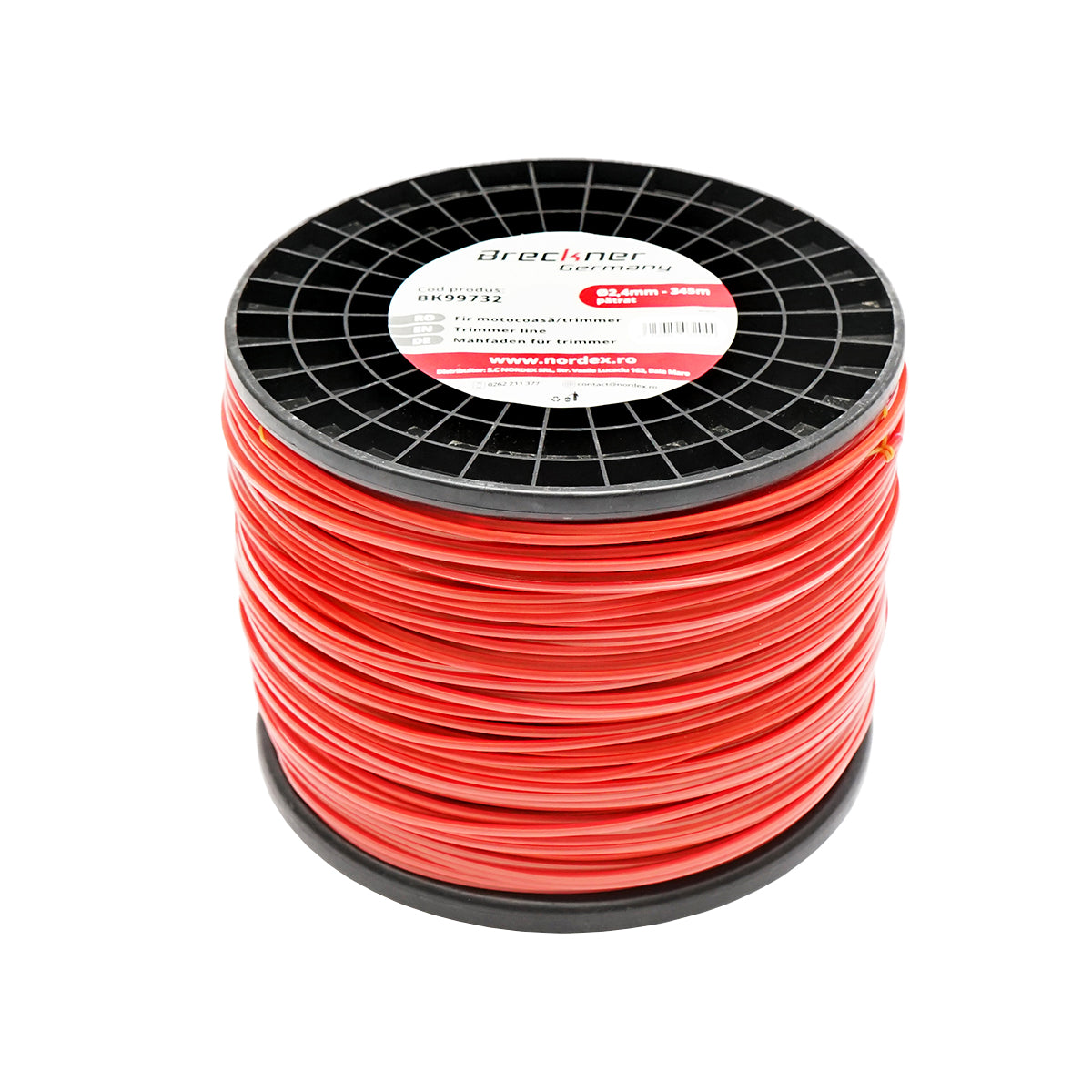 Fűkasza damil, négyzet profilú, 2,4 mm × 345 m, Breckner Germany