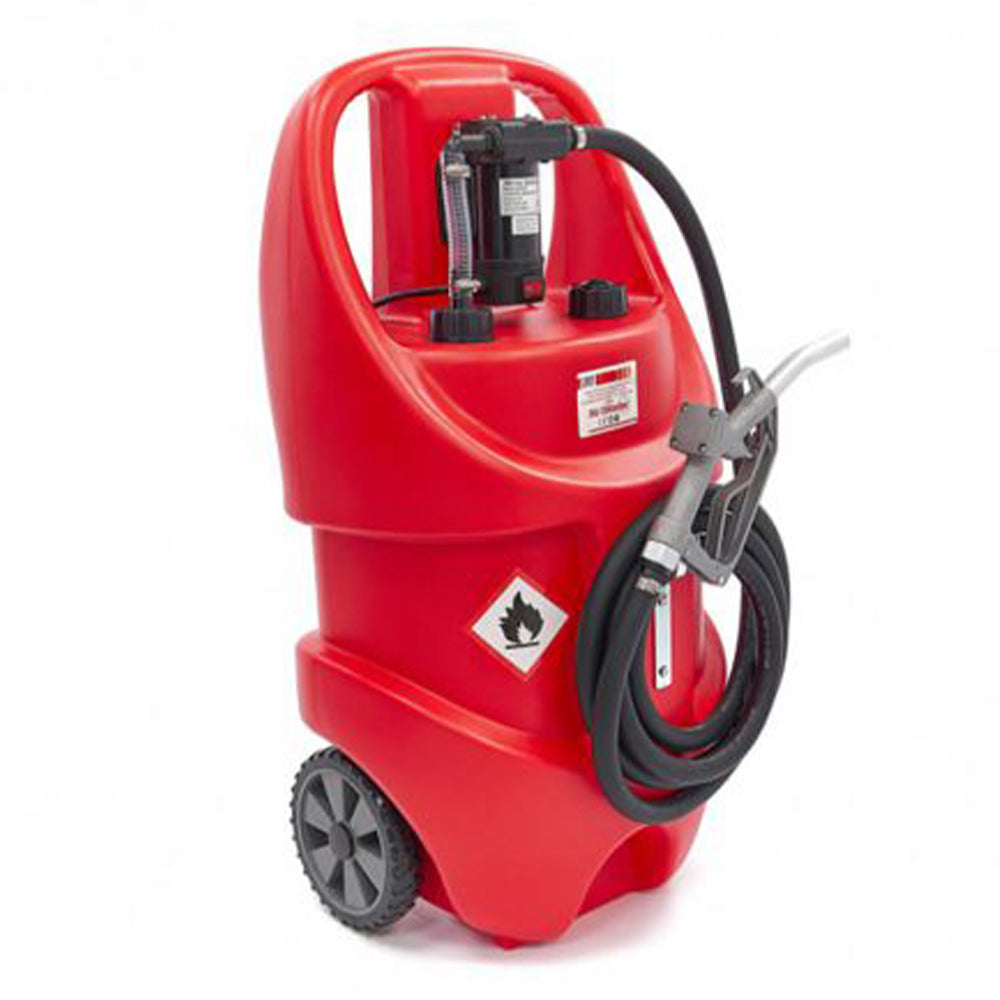 MOBIL DIZEL ÜZEMANYAG ÁTÖMLESZTŐ PUMPA TARTÁLLYAL 75L 40L/MIN 12V HBM