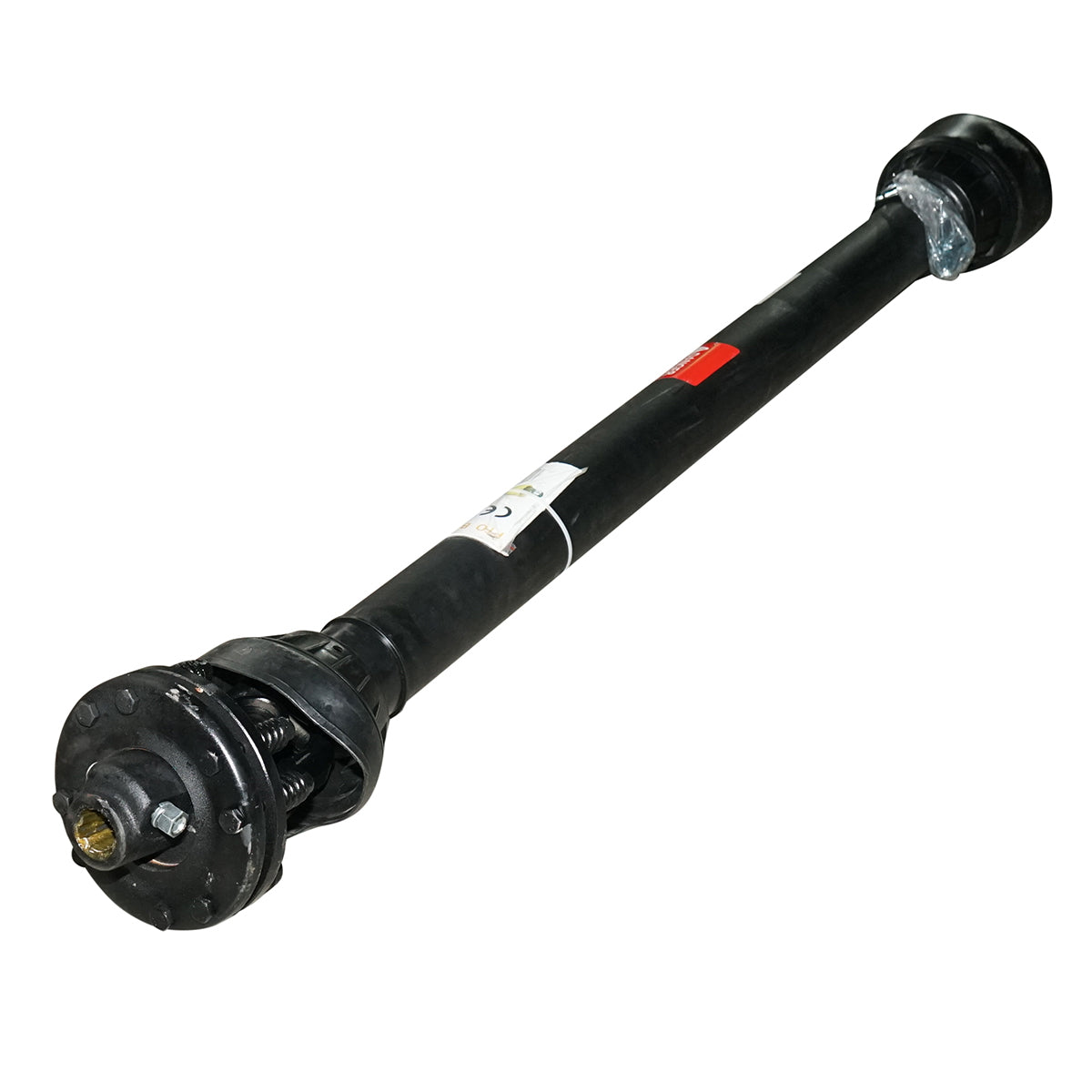 Kardántengely 1500 mm, T5, kéttárcsás kuplunggal, kereszt 30,2x80 mm, háromszög alakú csővel, 1 3/8" Z=6