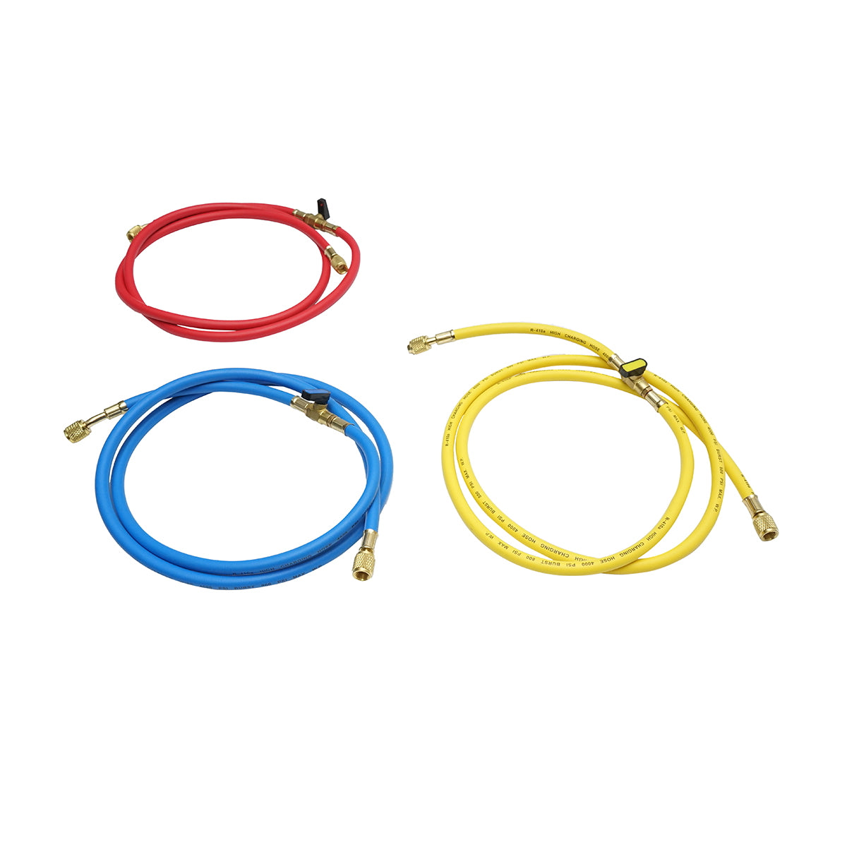 TÖMLŐKÉSZLET 180 CM 3 SZÍNŰ CSAPOKKAL R-410A FREON FELTÖLTÉSHEZ